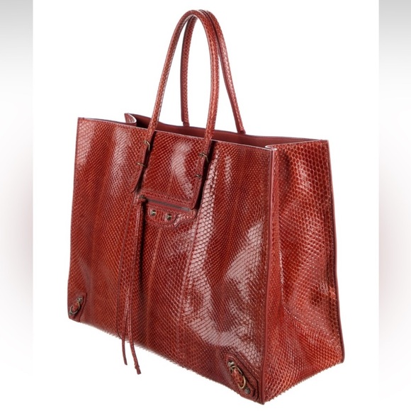 Balenciaga Handbags - Balenciaga python tote